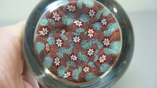 ムラノ ミルフィオリアートガラス　ペーパーウェイト