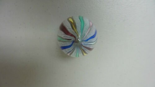 ムラノ ラッティチーノ“リボン”　アートグラス　卵型ペーパーウェイト