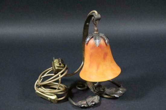 ドームナンシー （ドーム兄弟）アンティークランプ 　常夜灯