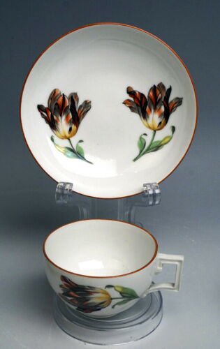 マイセン　コーヒー　ティーセット　マルコリーニ　チューリップデザイン(1774-1814)