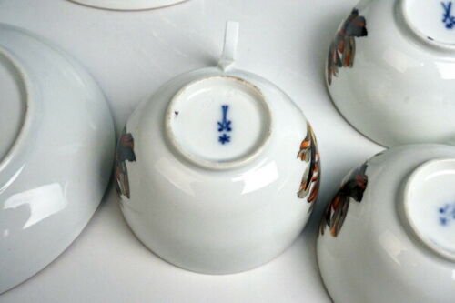 マイセン　コーヒー　ティーセット　マルコリーニ　チューリップデザイン(1774-1814)