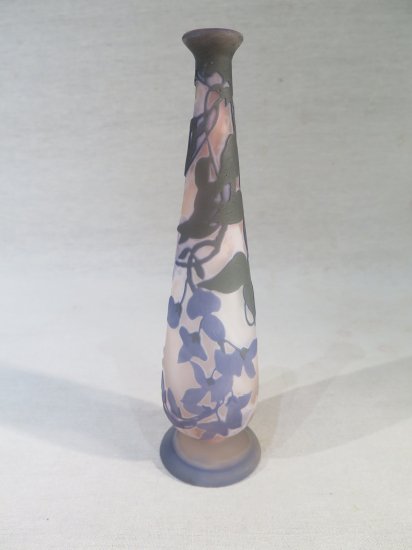 エミール・ガレ 藤の花の花瓶