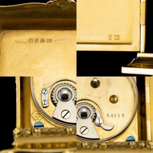 アンティーク　20世紀　18Kクォーターリピーティング　持ち運び時計 ロンドンc1924