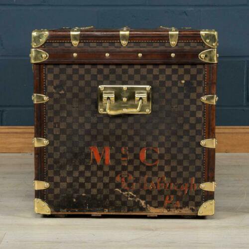 アンティーク 20世紀 ルイ・ヴィトン トランク ダミエ・キャンバス パリ 1900年代
