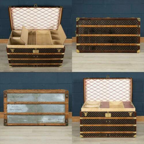 アンティーク 20世紀 ルイ・ヴィトン トランク ダミエ・キャンバス パリ 1900年代