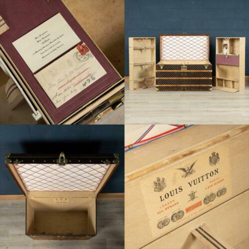 アンティーク 20世紀 ルイ・ヴィトン トランク ダミエ・キャンバス パリ 1900年代