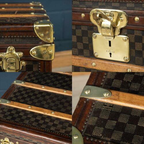 アンティーク 20世紀 ルイ・ヴィトン トランク ダミエ・キャンバス パリ 1900年代