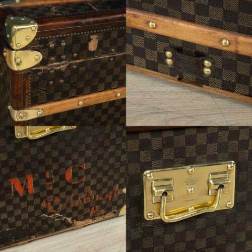 アンティーク 20世紀 ルイ・ヴィトン トランク ダミエ・キャンバス