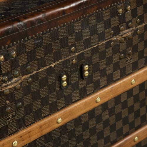 アンティーク 20世紀 ルイ・ヴィトン トランク ダミエ・キャンバス パリ 1900年代