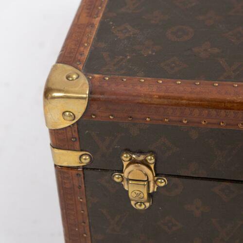 アンティーク 20世紀 ルイ・ヴィトン ハットトランク モノグラムキャンバス パリ 1920年代