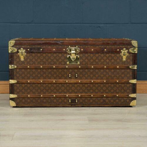 アンティーク 20世紀 ルイ・ヴィトン カリアートランク モノグラムキャンバス パリ 1910年代