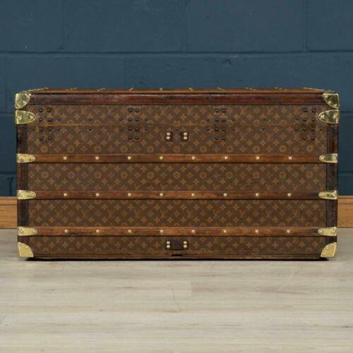 アンティーク 20世紀 ルイ・ヴィトン カリアートランク モノグラムキャンバス パリ 1910年代