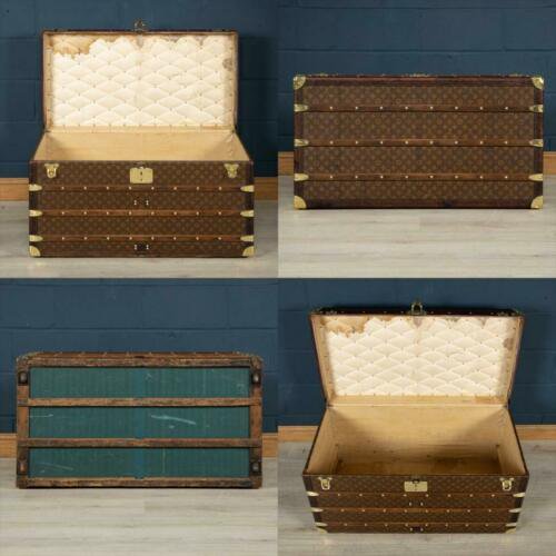 アンティーク 20世紀 ルイ・ヴィトン カリアートランク モノグラムキャンバス パリ 1910年代