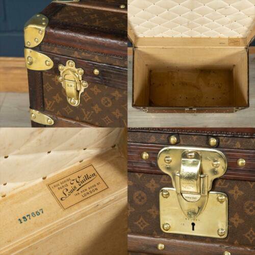 アンティーク 20世紀 ルイ・ヴィトン カリアートランク モノグラムキャンバス パリ 1910年代