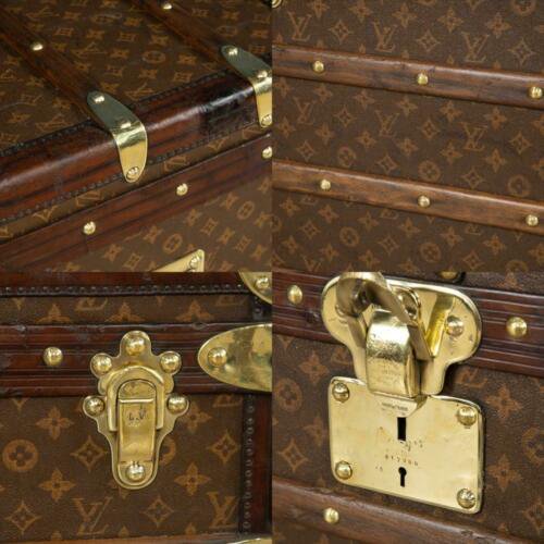 アンティーク 20世紀 ルイ・ヴィトン カリアートランク モノグラムキャンバス パリ 1910年代