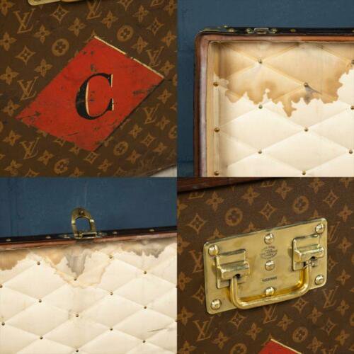 アンティーク 20世紀 ルイ・ヴィトン カリアートランク モノグラムキャンバス パリ 1910年代