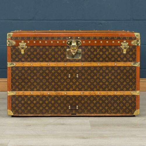 アンティーク 20世紀 ルイ・ヴィトン カリアートランク モノグラムキャンバス パリ 1920年代