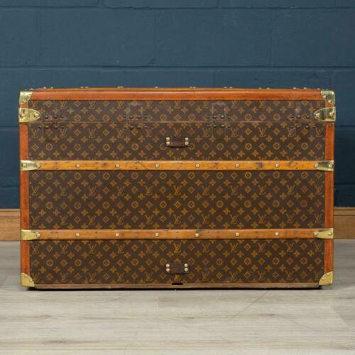 アンティーク 20世紀 ルイ・ヴィトン カリアートランク モノグラムキャンバス パリ 1920年代