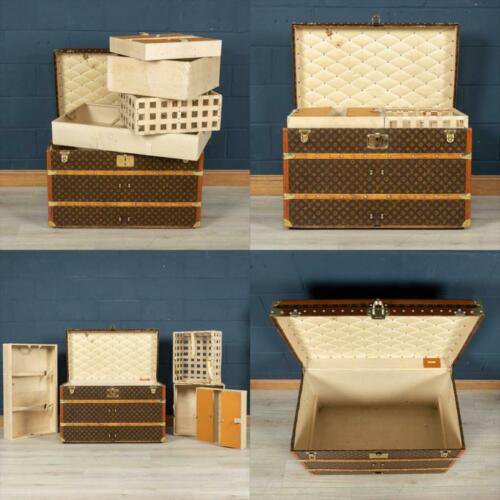 アンティーク 20世紀 ルイ・ヴィトン カリアートランク モノグラムキャンバス パリ 1920年代