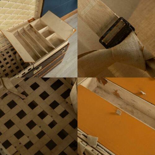 アンティーク 20世紀 ルイ・ヴィトン カリアートランク モノグラムキャンバス パリ 1920年代