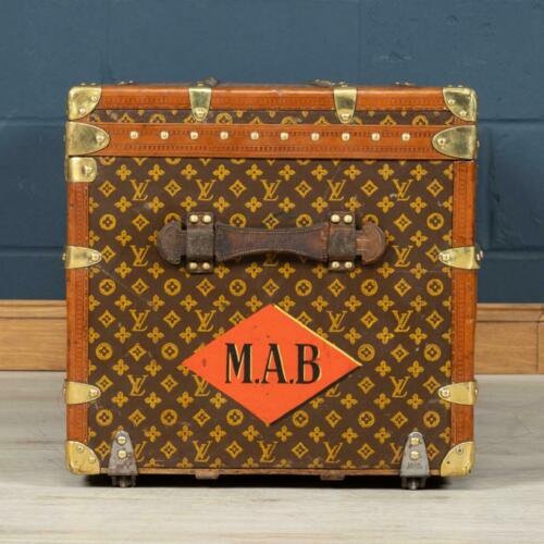 アンティーク 20世紀 ルイ・ヴィトン キャビントランク モノグラムキャンバス パリ 1920年代