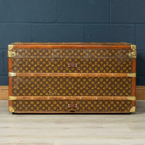 アンティーク 20世紀 ルイ・ヴィトン キャビントランク モノグラムキャンバス パリ 1920年代
