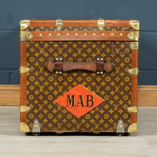 アンティーク 20世紀 ルイ・ヴィトン キャビントランク モノグラムキャンバス パリ 1920年代