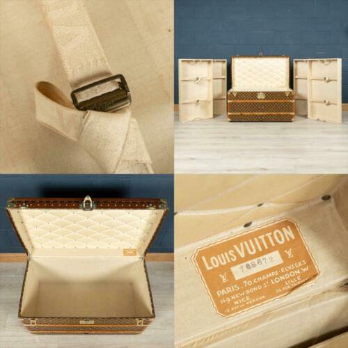 アンティーク 20世紀 ルイ・ヴィトン キャビントランク モノグラムキャンバス パリ 1920年代