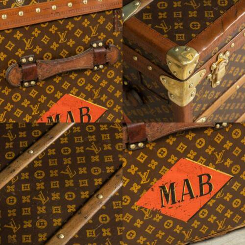アンティーク 20世紀 ルイ・ヴィトン キャビントランク モノグラムキャンバス パリ 1920年代