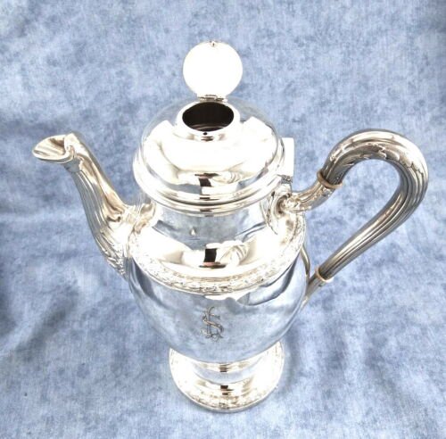 フランス　スターリングシルバー　チョコレートポット