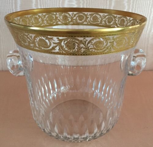 サンルイ　アンティーク　アイスバケット“アザミ”金彩