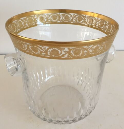 サンルイ　アンティーク　アイスバケット“アザミ”金彩