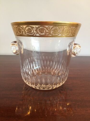 サンルイ　アンティーク　アイスバケット“アザミ”金彩