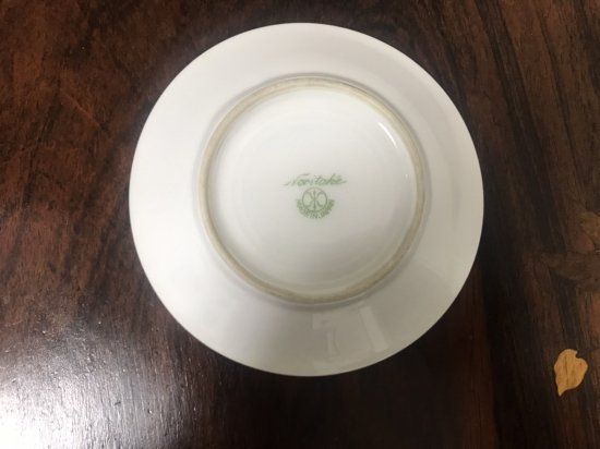 ２客とも売り切れました。オールドノリタケ シノワズリ文様のデミタスカップ＆ソーサー