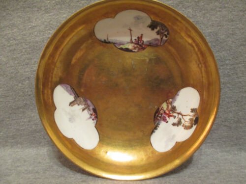 マイセン　磁器　風景画　カップ＆ソーサー　1700年代