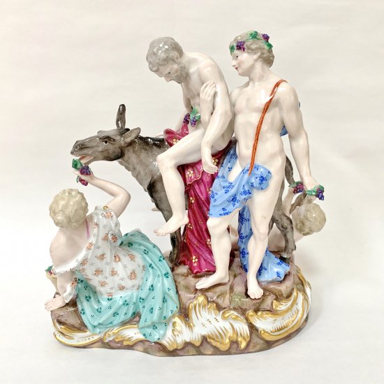 マイセン フィギュリン 神話 大型 人形 モデル2724 1851年 「ろばのサイレーン」