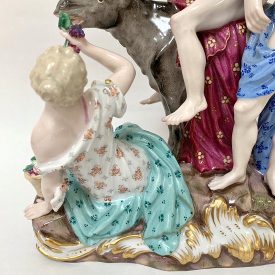 マイセン フィギュリン 神話 大型 人形 モデル2724 1851年 「ろばのサイレーン」