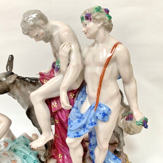 マイセン フィギュリン 神話 大型 人形 モデル2724 1851年 「ろばのサイレーン」