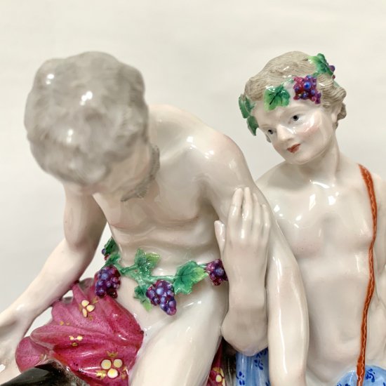 マイセン フィギュリン 神話 大型 人形 モデル2724 1851年 「ろばのサイレーン」