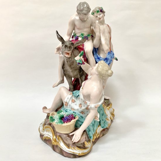 マイセン フィギュリン 神話 大型 人形 モデル2724 1851年 「ろばのサイレーン」