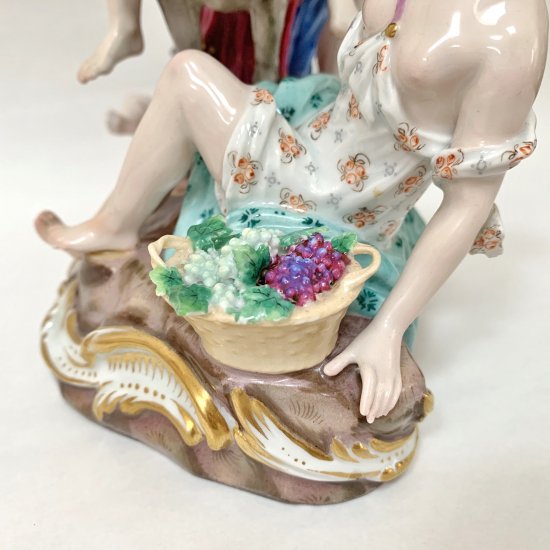 マイセン フィギュリン 神話 大型 人形 モデル2724 1851年 「ろばのサイレーン」