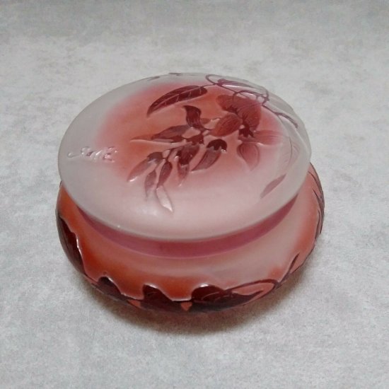 エミールガレ　藤の花の小物入れ（ボンボニエール）