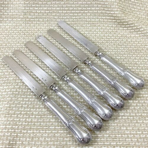 PUIFORCAT dessert knife シルバー　デザートナイフ アンティークピュイフォルカ フレンチ950シルバー デザートナイフ 6