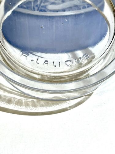 ルネラリック(R.lalique)シャンティリー・ボックス　ガラス製