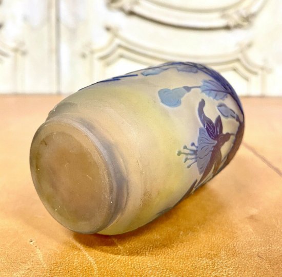 エミールガレ　フクシアの花　花瓶のミニチュアール