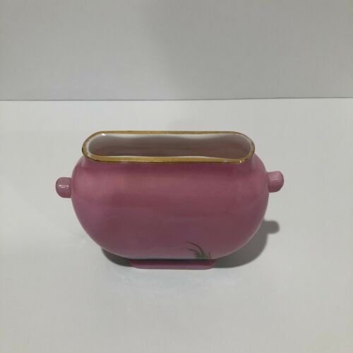 バカラ　オパーリン　鳥模様　花瓶