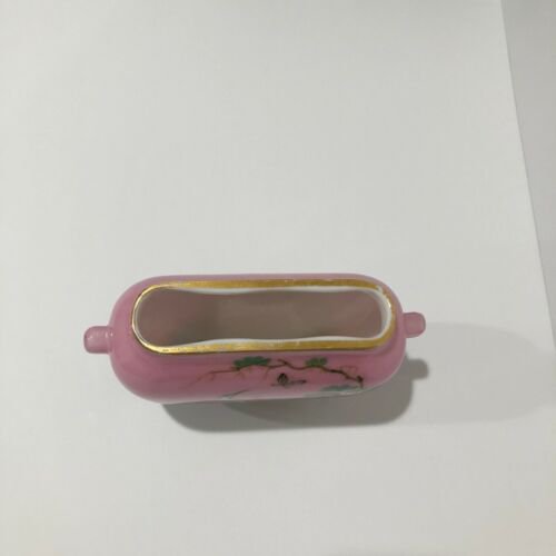 バカラ　オパーリン　鳥模様　花瓶