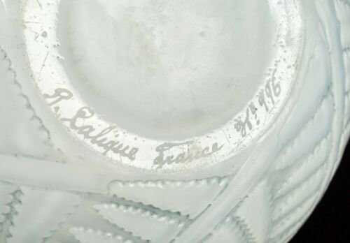 ルネ・ラリック　二重ガラスの花瓶　Espalion