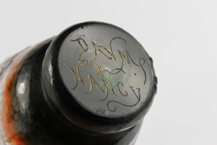 DaumNancy 　洋蘭彩 ドーム兄弟（ドームナンシー）フクシアの花が描かれた花瓶