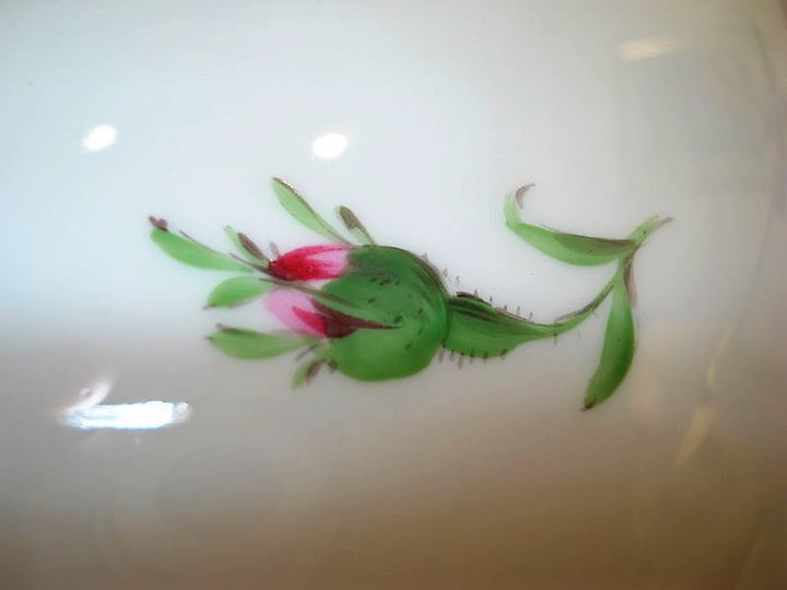 マイセン(Meissen)　テリーヌ　ピンクローズ　金縁　1級品